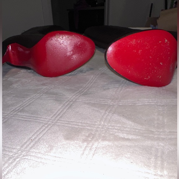 Louboutin Fifi Botta Knee Boots Size 38 1/2 - Picture 7 of 10